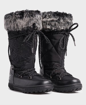 Superdry Stealth Snow Női Cipő Fekete | XVFPE0987